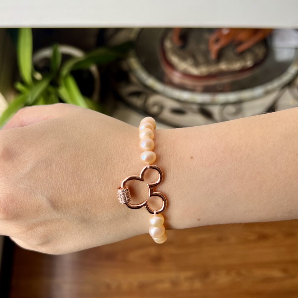 Pulsera perlas mickey