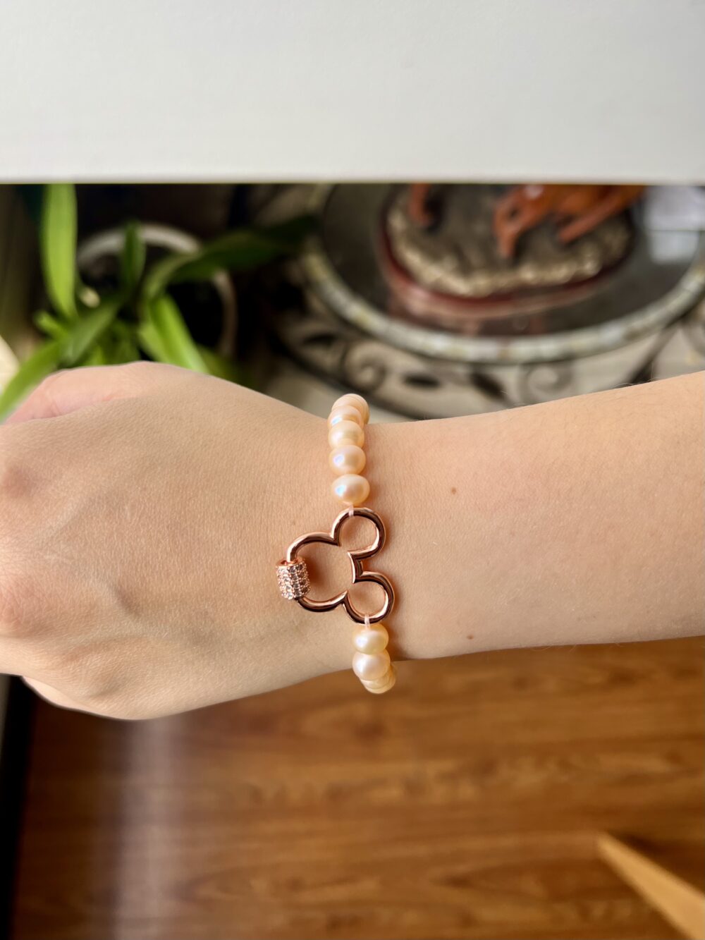 Pulsera perlas mickey